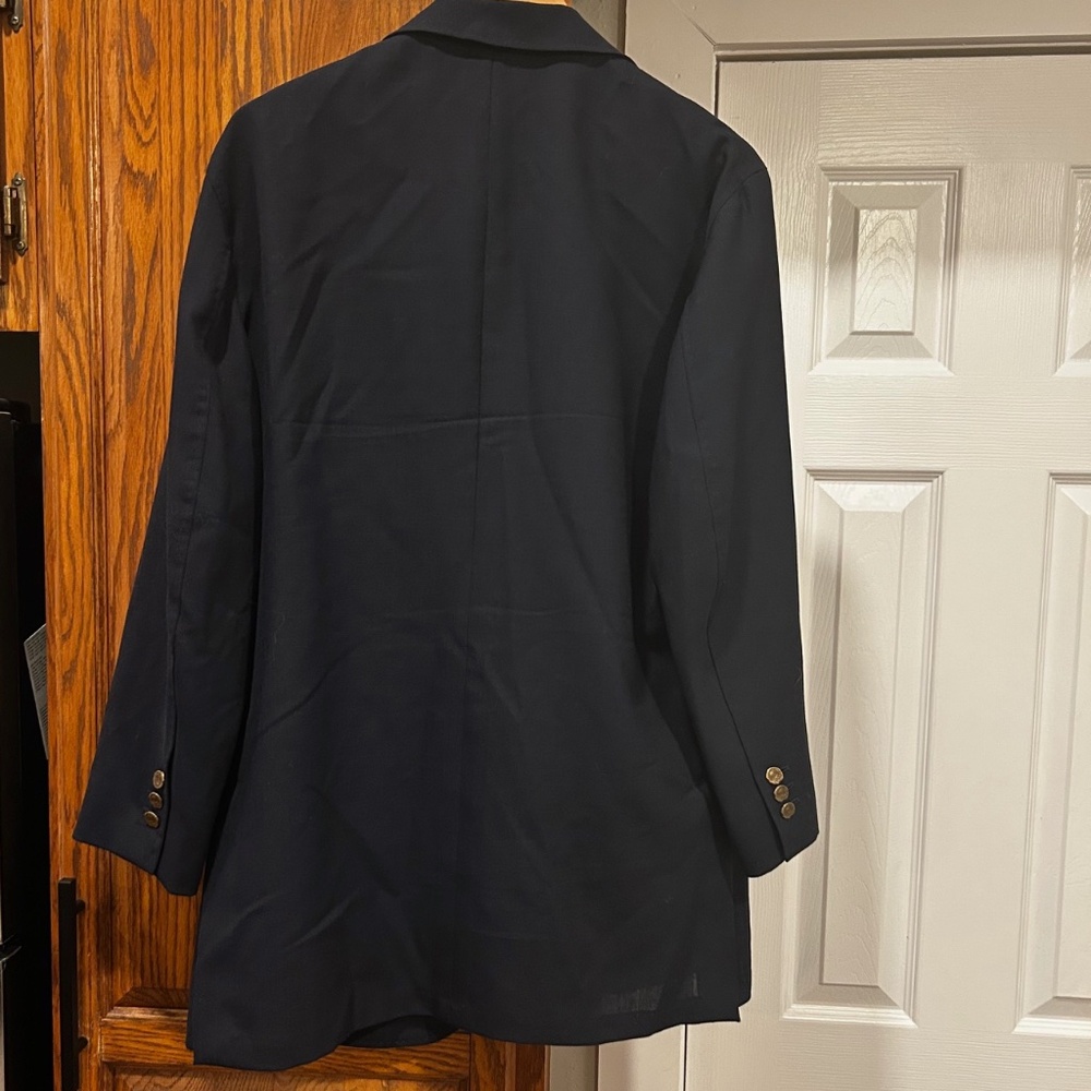 Sid Mashburn Ghost Blazer Navy Hopsack Euc (Tag S… - image 2